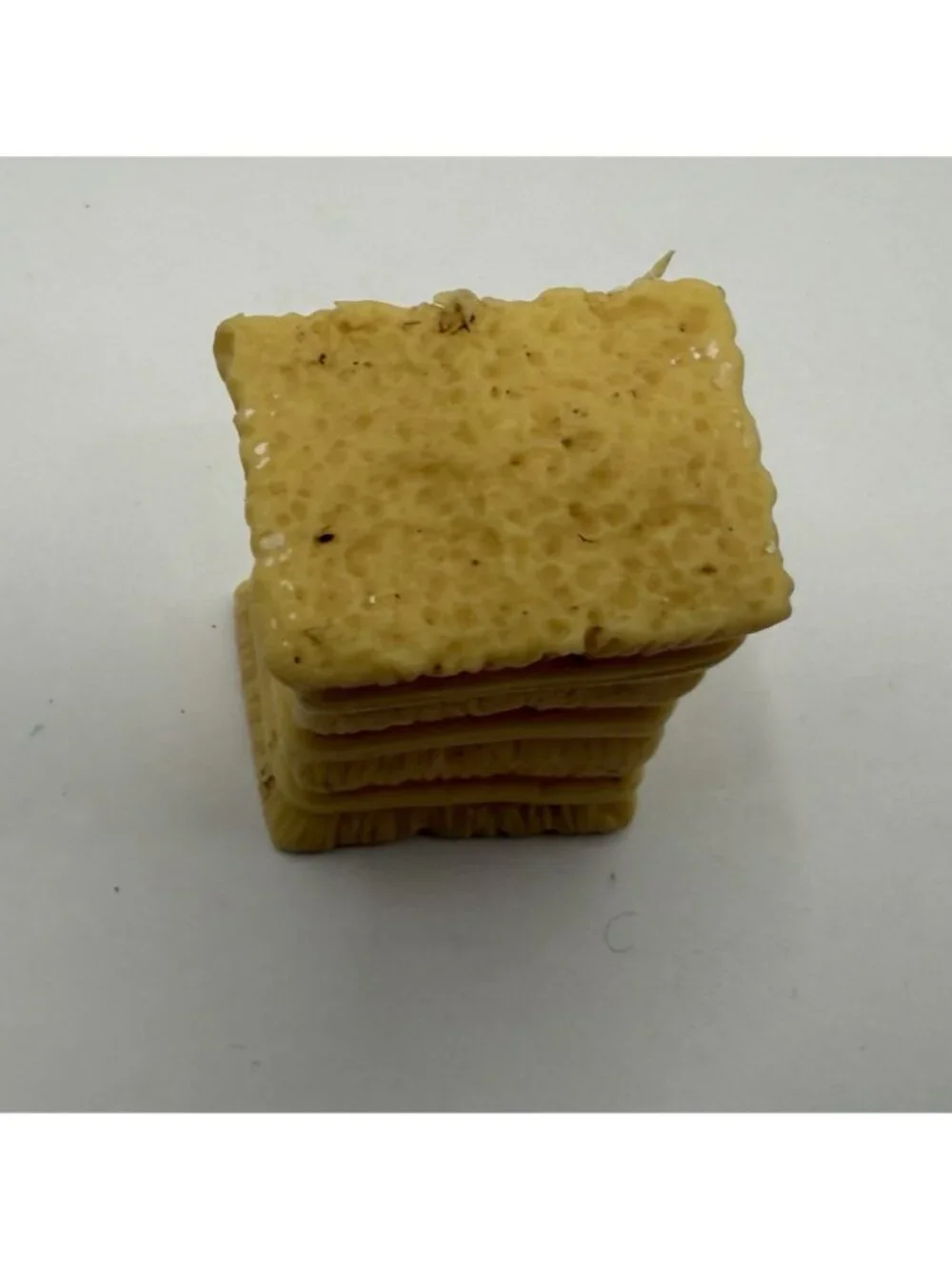 Plastic Hay  Bale For Barbie Or Other Fashion dolls 1 1/2” X  1 1/8”x 1”